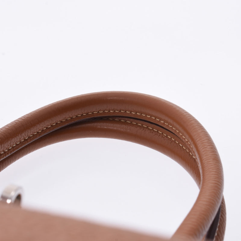 Hermes Hermes Burkin 35 Gold Gold Bracket □ K-engraved (around 2007) Unisex Togo Handbags AB Rank Used Sinkjo