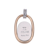 Celine Celine Macadam Oval Unisex PT900/K18YG Pendant Top AB Rank used Ginzo