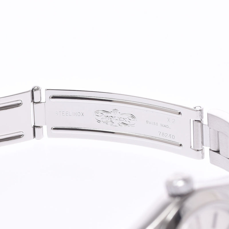 ROLEX ロレックス オイスターパーペチュアル 76080 レディース SS 腕時計 自動巻き シルバー文字盤 Aランク 中古 銀蔵