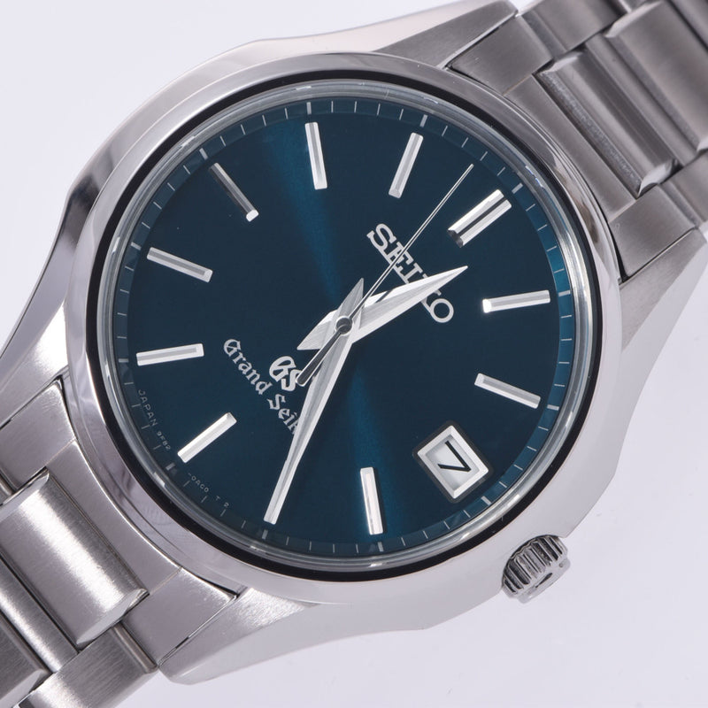 SEIKO セイコー グランドセイコー SBGV017/9F82-0AD0 メンズ SS 腕時計 クオーツ 青文字盤 Aランク 中古 銀蔵