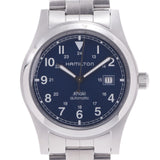 HAMILTON Hamilton Khaki Field Men's SS Watch Automatic Wrap Navy Dial A Rank used Ginzo