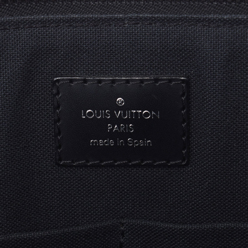 Louis Vuitton Louis Vuitton Damier Graphit PDJ Porto Docum Jul Black N48224 Men's Dumier Graphit Canvas Business Bag AB Rank Used Sinkjo