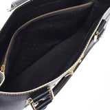 Louis Vuitton Louis Vuitton Suharifab Vulo Black Gold Bracket M91812 Ladies Leather Handbags AB Rank Used Silgrin