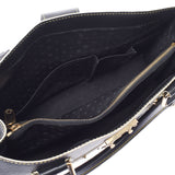 Louis Vuitton Louis Vuitton Suharifab Vulo Black Gold Bracket M91812 Ladies Leather Handbags AB Rank Used Silgrin