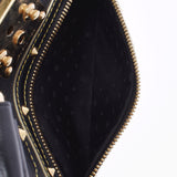 Louis Vuitton Louis Vuitton Suharifab Vulo Black Gold Bracket M91812 Ladies Leather Handbags AB Rank Used Silgrin