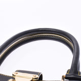Louis Vuitton Louis Vuitton Suharifab Vulo Black Gold Bracket M91812 Ladies Leather Handbags AB Rank Used Silgrin