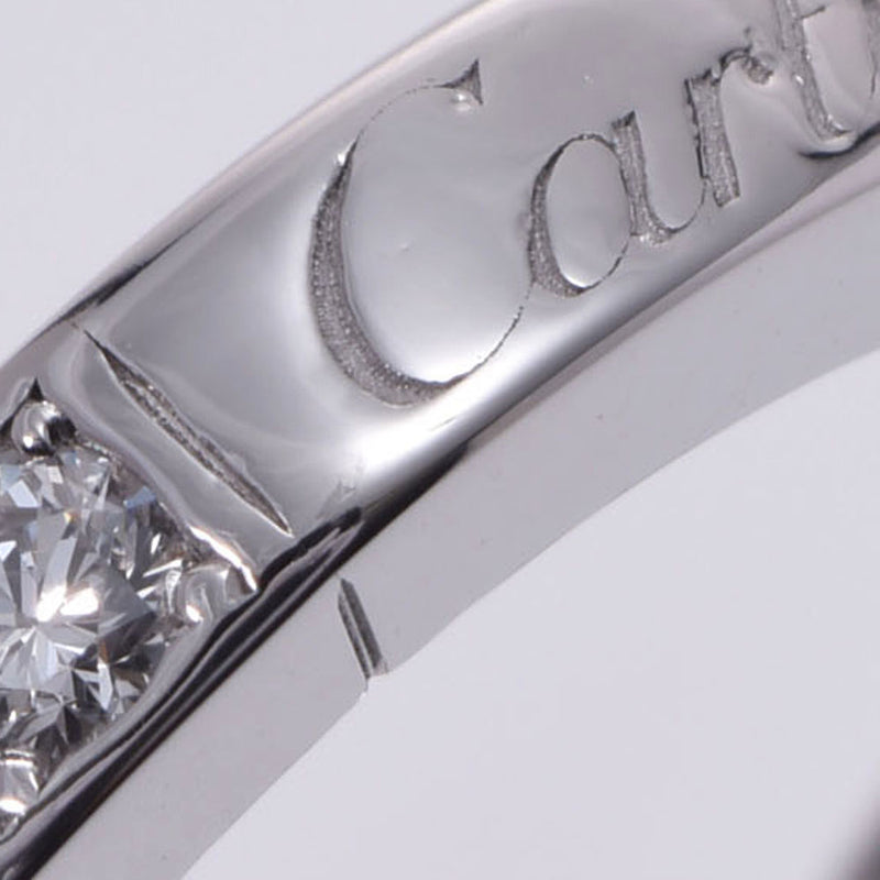 Cartier Cartier Laniere All Diamond #48 Ladies K18WG/Diamond Ring/Ring A Rank Used Ginzo
