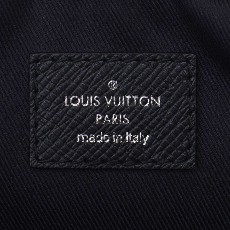 LOUIS VUITTON ルイヴィトン タイガラマ バムバッグ アウトドア ノワール M30245 メンズ レザー ボディバッグ 新同 中古 銀蔵