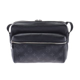 Louis Vuitton Louis Vuitton Tiga Lama Outdoor Messenger Noir M30233 Men's Monogram Canvas Leather Shoulder Bag AB Rank Used Silgrin