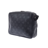Louis Vuitton Louis Vuitton Tiga Lama Outdoor Messenger Noir M30233 Men's Monogram Canvas Leather Shoulder Bag AB Rank Used Silgrin