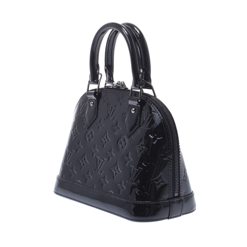 Louis Vuitton Louis Vuitton Verni Alma BB 2WAY Noir Manietic M90063 Women's Monogram Verni Handbag A-rank used Silgrin