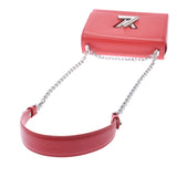 Louis Vuitton路易威登Epi Twist PM链条肩科基洛尼（红色）银色支架M50523女式EpiSiSer单肩包A排名使用水池