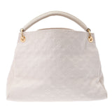 Louis Vuitton Louis Vuitton Amprant Arts MM Neige M93449 Women's Monogram Anplant One Shoulder Bag AB Rank Used Silgrin
