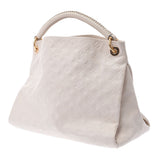 Louis Vuitton Louis Vuitton Amprant Arts MM Neige M93449 Women's Monogram Anplant One Shoulder Bag AB Rank Used Silgrin