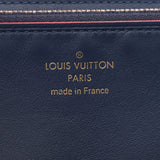 Louis Vuitton Louis Vuitton Portophyu Capsy Marine Rouge M63739 Women's Trailon Leather Long Wallet AB Rank Used Silgrin