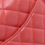CHANEL シャネル ミニマトラッセ チェーンショルダーバッグ コーラルピンク ゴールド金具 A69900 レディース ラムスキン ショルダーバッグ Bランク 中古 銀蔵