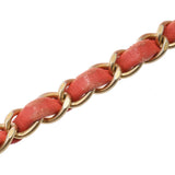 CHANEL シャネル ミニマトラッセ チェーンショルダーバッグ コーラルピンク ゴールド金具 A69900 レディース ラムスキン ショルダーバッグ Bランク 中古 銀蔵