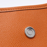 HERMES エルメス ヴェスパ TPM オレンジ シルバー金具 □H刻印(2004年頃) ユニセックス ヴォーエプソン ショルダーバッグ Bランク 中古 銀蔵