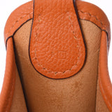 HERMES エルメス ヴェスパ TPM オレンジ シルバー金具 □H刻印(2004年頃) ユニセックス ヴォーエプソン ショルダーバッグ Bランク 中古 銀蔵