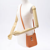 HERMES エルメス ヴェスパ TPM オレンジ シルバー金具 □H刻印(2004年頃) ユニセックス ヴォーエプソン ショルダーバッグ Bランク 中古 銀蔵