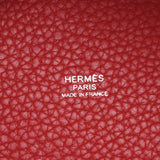 Hermes Hermes Picon Lock MM Rouge Kazak (Red) Silver Flocky □ Q Immediate (around 2013) Ladies Triyo Clemance Handbags AB Rank Used Sinkjo