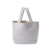 Hermes Hermes Picon Lock MM Pearl Gray Silver Bracket □ Q Immediate (around 2013) Women's Triyo Clemance Handbags AB Rank Used Sinkjo