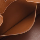 HERMES エルメス バーキン 40 ゴールド ゴールド金具 □O刻印(2011年頃)  ユニセックス トゴ ハンドバッグ Bランク 中古 銀蔵
