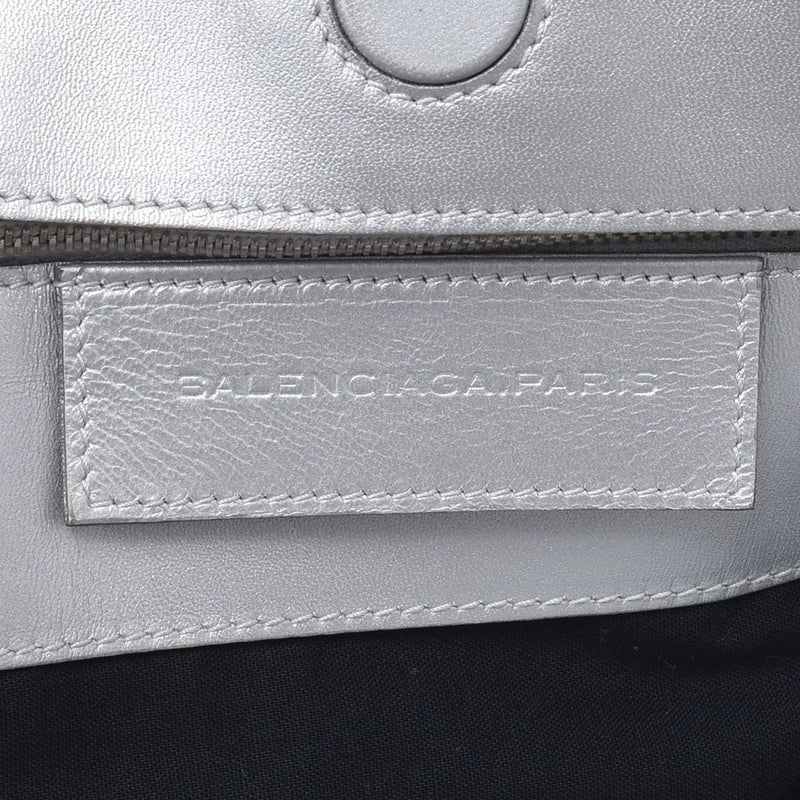 BALENCIAGA Balenciaga The Sunday Silver 228750 Ladies Calf Handbag B Rank used Ginzo