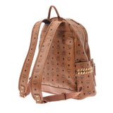 MCM MCM Eem Backpack Studs Large Size Cognac Unisex Curf Backpack AB Rank Used Ginzo