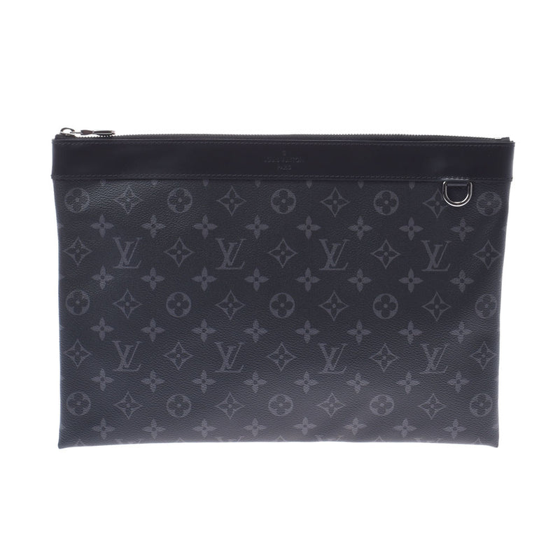 ルイヴィトン LOUIS VUITTON ポシェット・ディスカバリー Ｍ62291 モノグラム エクリプス クラッチバッグ モノグラムエクリプスキャンバス ブラック 美品