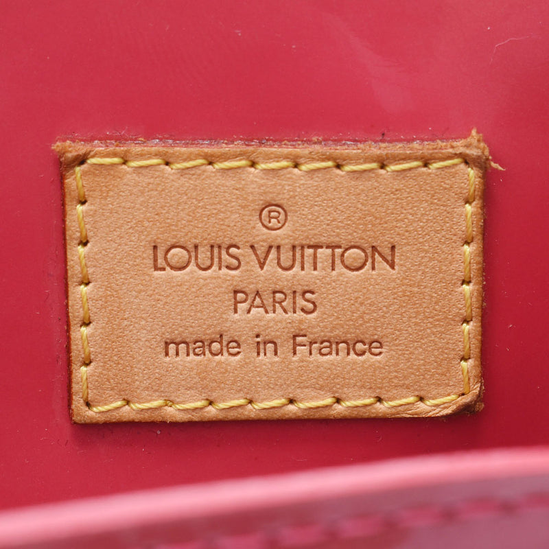 LOUIS VUITTON Louis Vuitton Verni Lead PM Framboise M9132F Ladies Monogram Verni Handbag B Rank used Ginzo