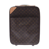 LOUIS VUITTON Louis Vuitton Monogram Pegas 45 Brown M23293 Unisex Monogram Canvas Carry Bag B Rank used Ginzo