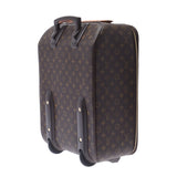 LOUIS VUITTON Louis Vuitton Monogram Pegas 45 Brown M23293 Unisex Monogram Canvas Carry Bag B Rank used Ginzo