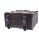 LOUIS VUITTON Louis Vuitton Monogram Pegas 45 Brown M23293 Unisex Monogram Canvas Carry Bag B Rank used Ginzo