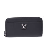 Louis Vuitton Louis Vuitton Jippi Rock Me Nores (Black) M62622 Unisex Leather Long Wallet A-Rank Used Silgrin