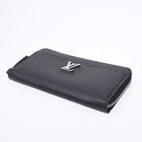 Louis Vuitton Louis Vuitton Jippi Rock Me Nores (Black) M62622 Unisex Leather Long Wallet A-Rank Used Silgrin