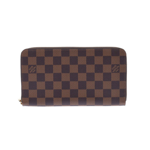 Louis Vuitton Louis Vuitton Damier Zippy Organizer NM Brown N63502 Unisex Damie Campbus Long Wallet New Sanko