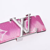 LOUIS VUITTON Louis Vuitton Santule Lv Escal IConic Size 80cm Reversible Pink/Red Men's Belt Unused Ginzo
