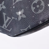 路易威登路易威登Monogral Galaxy Discovery Bum Bag Black M44444男士Monogram Canvas Body Bag A-Rank使用Silgrin