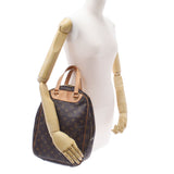 Louis Vuitton Louis Vuitton Monogram Exucurcion Brown M41450男女皆宜的Monogram Canvas手提包B等级使用水池