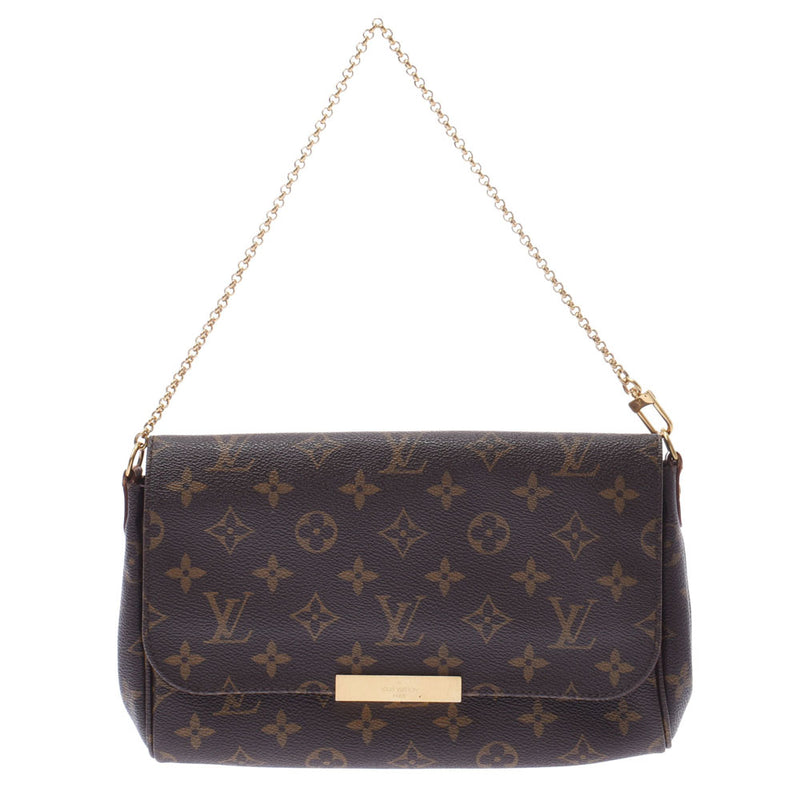 LOUIS VUITTON ルイヴィトン モノグラム フェイボリットMM 2WAY ブラウン M40718 レディース モノグラムキャンバス ショルダーバッグ ABランク 中古 銀蔵