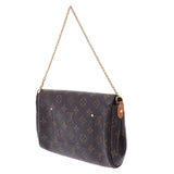 LOUIS VUITTON ルイヴィトン モノグラム フェイボリットMM 2WAY ブラウン M40718 レディース モノグラムキャンバス ショルダーバッグ ABランク 中古 銀蔵