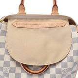 LOUIS VUITTON ルイヴィトン ダミエ アズール スピーディ25 白 N41534 ユニセックス ダミエアズールキャンバス ハンドバッグ ABランク 中古 銀蔵