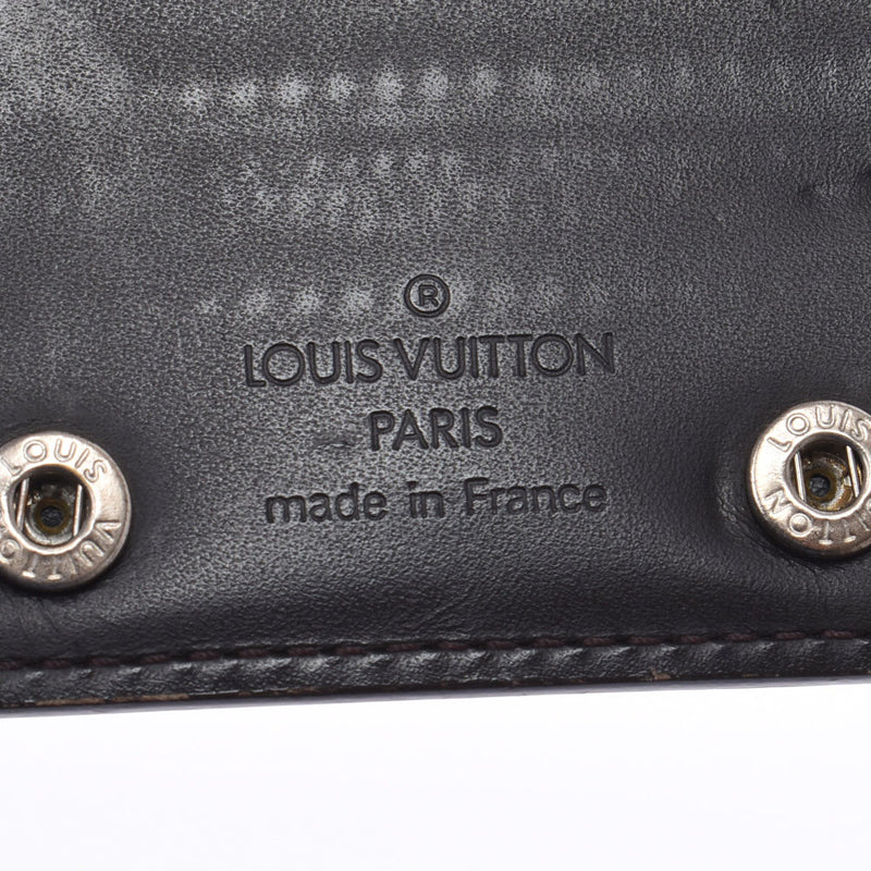 LOUIS VUITTON Louis Vuitton Monogram Glase Portofoille Compact Dark Brown M66490 Men's Monogram Gradesereser Bi -fold Wallet B Feden Ginzo