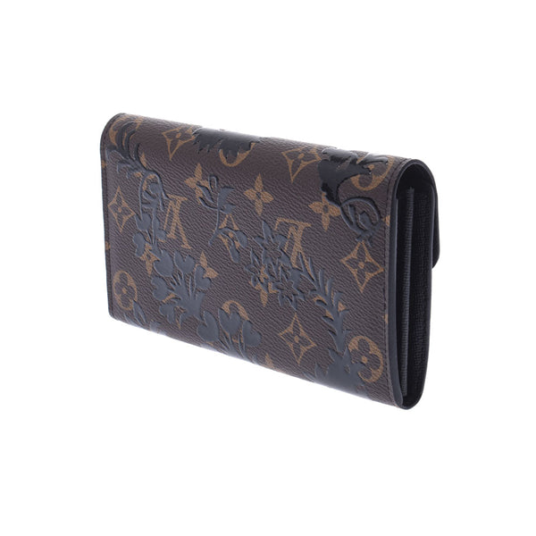 Louis Vuitton Louis Vuitton Monogram Portfoille Sara Limited Brown / Black M62099 Unisex Monogram Canvas Long Wallet A-Rank Used Sinkjo