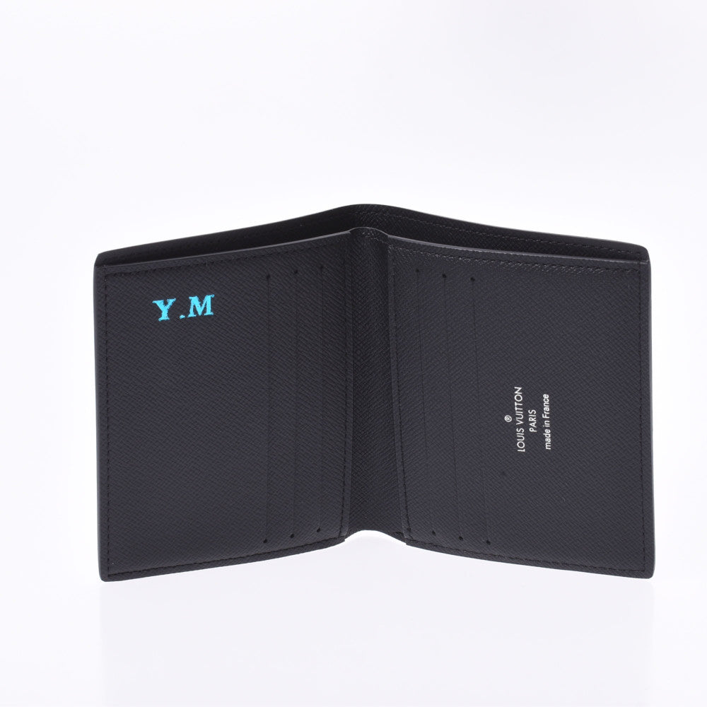 ルイヴィトングラフィット コンパクト6CC NM 14137 黒 メンズ ダミエ