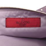 Valentino Garavani Valentino Galavani螺柱紫色金支架curf离合器袋AB级使用Ginzo