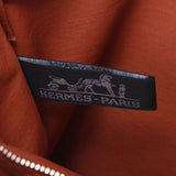 Hermes Hermes Acapulco Basas Brick（橙色）男女皆宜的脚弦雪佛龙肩包B等级使用水池