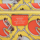 Hermes Hermes Azap Long Silk Inn Orange Poppy Silver Bracket A Engraved (around 2017) Women's Long Wallet B Rank Used Silgrin