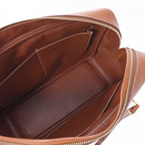 HERMES エルメス プリュム 32 ナチュラル/ブラウン シルバー金具 □F刻印(2002年頃) ユニセックス トワルアッシュ/バレニア ハンドバッグ ABランク 中古 銀蔵